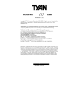 Tyan Thunder K8S (S2880) User manual