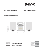 Sanyo DC-UB1475M User manual