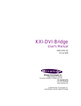 Miranda KXI-DVI-Bridge User manual