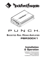 Rockford Fosgate Punch PBR300X1 Installation & Operation Manual