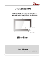 Winmate W07FA3S-PCM1-PoE User manual