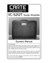 Crate Amplifiers VC-5212T User manual