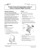 Johnson Controls TEC2201-2 Installation Instructions Manual