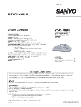 Sanyo VSP-3000 User manual