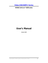 Jaton Video-338PCI Series User manual