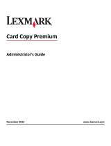 Lexmark Card Copy Premium Administrator's Manual