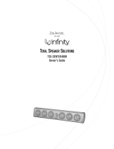 Infinity Total Solutions TSS-CENTER4000 Owner's manual