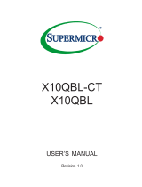 Supermicro X10QBL-CT User manual
