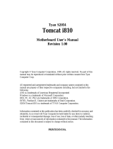 Tyan S2054 User manual