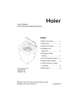 Haier HWM65-728 User manual