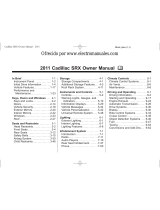 Cadillac 2011 Cadillac SRX Owner's manual