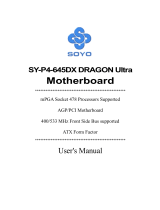 SOYO SY-P4-645DX DRAGON Ultra User manual