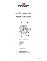 Tissot Analog Watches User manual