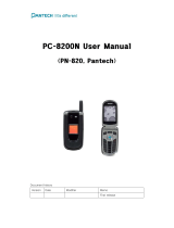 Pantech PN-820 User manual