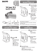 Sanyo XACTI VPC-GH3EX Quick Manual