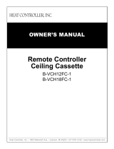 Heat Controller B-VCH12FC-1 Owner's manual