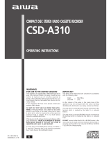 Aiwa CSDA310 Operating Instructions Manual