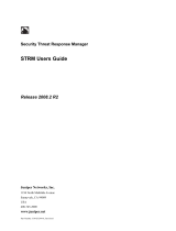Juniper SECURITY THREAT RESPONSE MANAGER 2008.2 R2 - REV1 User manual
