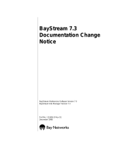 Bay Networks BayStream 7.3 Important information