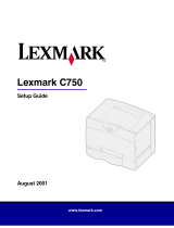 Lexmark 13P0150 - C 750dtn Color Laser Printer Setup Manual