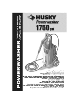 Husky Powerwasher 1750psi User manual
