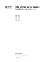 H3C MSR 30-40 Installation guide