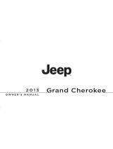 Jeep 2013 Grand Cherokee Owner's manual