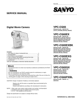 Sanyo VPC-CG65EXG User manual