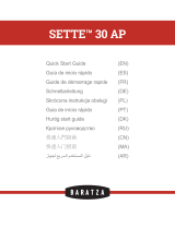 Baratza SETTE 30 AP Quick start guide