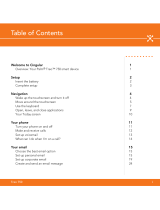 Palm Treo Treo 750 Quick start guide