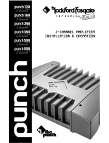 Rockford Fosgate Punch 250 Installation & Operation Manual