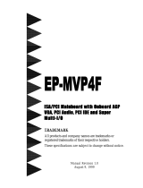 EPOX EP-MVP4F User manual