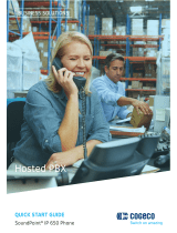 Polycom SoundPoint IP 650 Phone Quick start guide