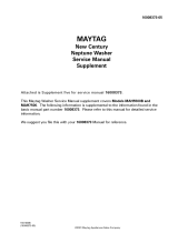 Maytag MAH5500B Supplemental Service Manual