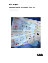 ABB REF 542plus User manual