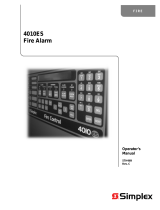 Simplex 4010ES User manual