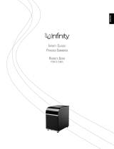 Infinity CLASSIA PSW-8 Owner's manual