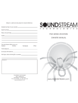Soundstream PWS-10 Owner's manual