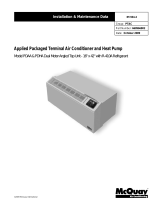 McQuay PDAC Series Installation & Maintenance Data