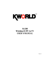 KWorld KW-SA240 User manual