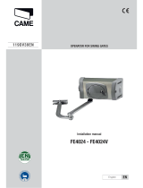 CAME FE4024V Installation guide