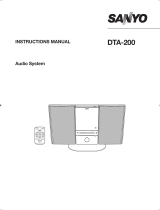 Sanyo DTA-200 User manual