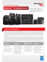 Lenovo ThinkServer TD340 Quick Reference Manual