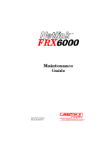 Cabletron Systems SPECTRUM FRX6000 Maintenance Manual