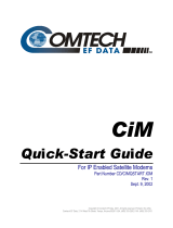 Comtech EF Data CIM-300L Quick Start Manuals