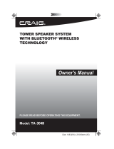 Craig TA-304B User manual