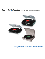 Grace Vinylwriter Series User manual