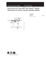 Eaton AMT Vari-Depth Instruction Leaflet