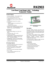 Microchip Technology RN2903 User manual