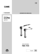 CAME F500 Installation guide